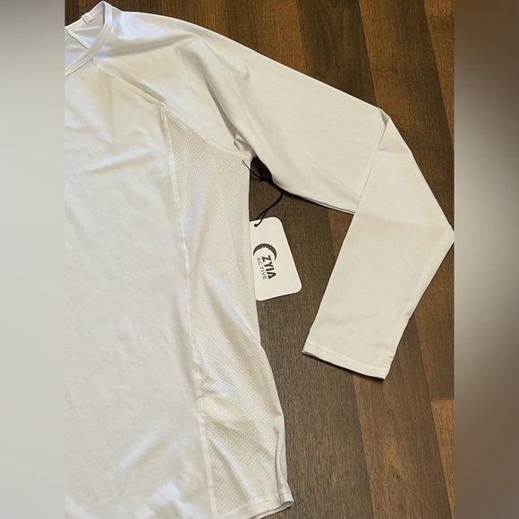 ZYIA
White Fitted Long Sleeve Tee - Picture 3 of 7